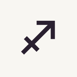 Sagittarius archer zodiac symbol